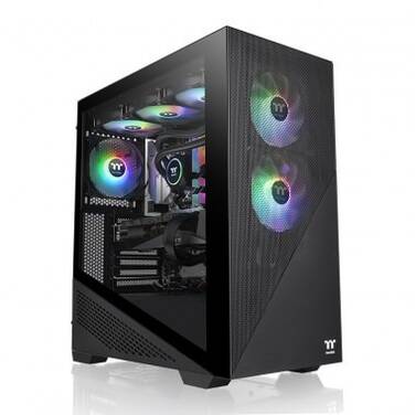 Thermaltake ATX Divider 370 TG ARGB Case Black (No PSU) CA-1S4-00M1WN-00, *Eligible for eGift Card up to $50