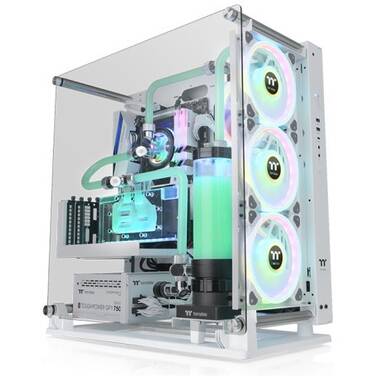 Thermaltake E-ATX Core P3 Pro Tempered Glass Mid Case CA-1G4-00M1WN-09 - White, *Eligible for eGift Card up to $50