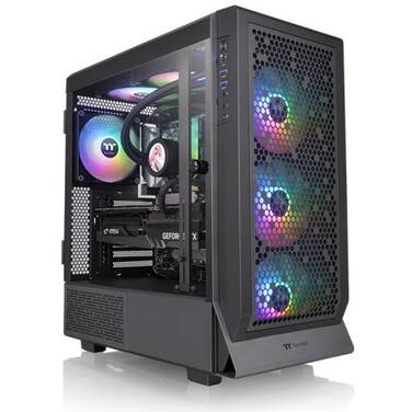 Thermaltake E-ATX Ceres 500 CA-1X5-00M1WN-00 Tempered Glass ARGB Mid Case Black, *Eligible for eGift Card up to $50