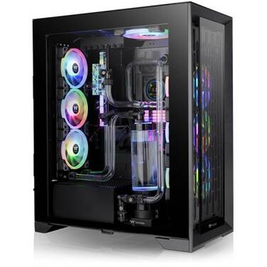 Thermaltake E-ATX CTE T500 CA-1X8-00F1WN-01 Tempered Glass ARGB Full Tower Case Black, *Eligible for eGift Card up to $50