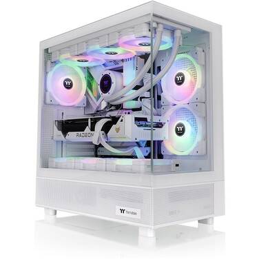 Thermaltake View 270 TG ARGB Mid Tower Case Snow Edition, *Eligible for eGift Card up to $50