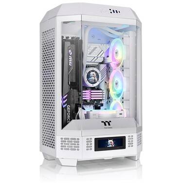 Thermaltake The Tower 300 Tempered Glass Micro Tower Case Snow, *Eligible for eGift Card up to $50