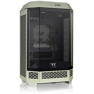 Thermaltake The Tower 300 Tempered Glass Micro Tower Case Matcha Green, *Eligible for eGift Card up to $50