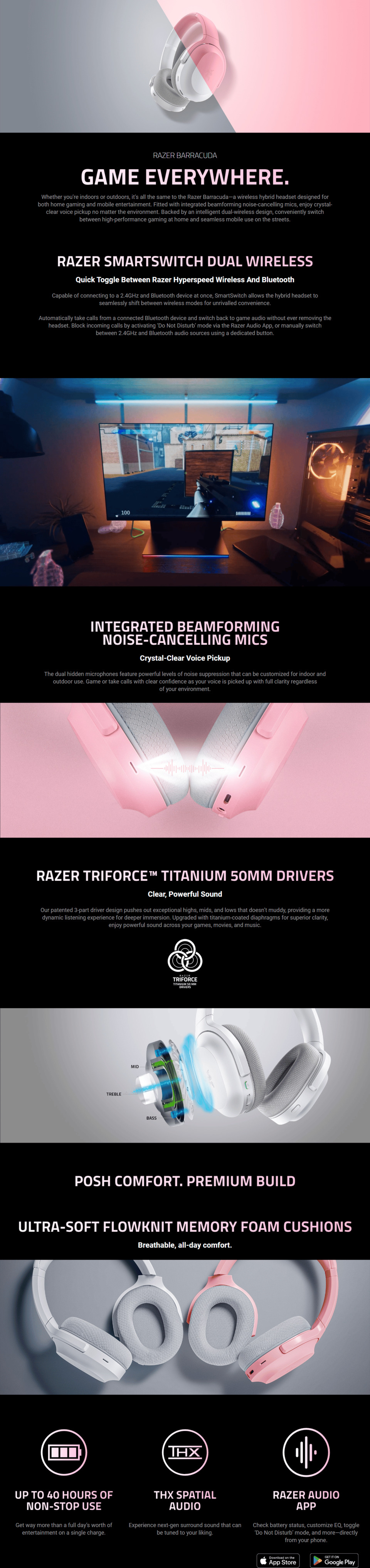 razer barracuda wireless multi-platform quartz headset