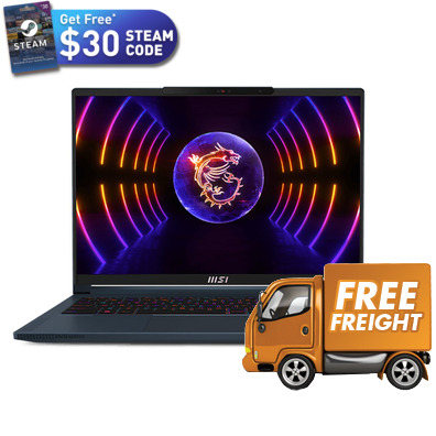 MSI Stealth 16Studio A13VG-025AU 16 Core i7 Notebook Win 11 Pro, *FREE Skull and Bones™ game code via redemption