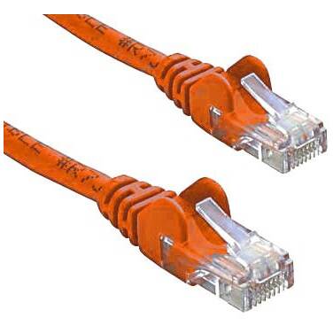 1 Metre Cat6 ORANGE Network Cable