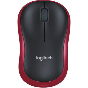 Logitech M185 Wireless Mouse RED PN 910-002503