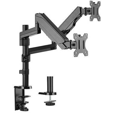 17-32 Brateck LDT16-C024 Dual Monitor Full Extension Gas Spring Dual Monitor Independent Arm