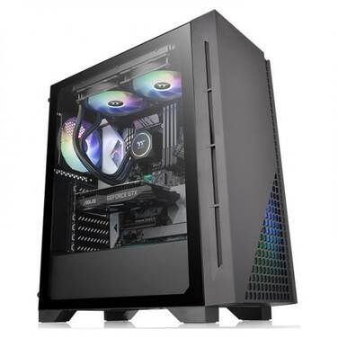 Thermaltake ATX H330 Tempered Glass Mid-Tower Case CA-1R8-00M1WN-00