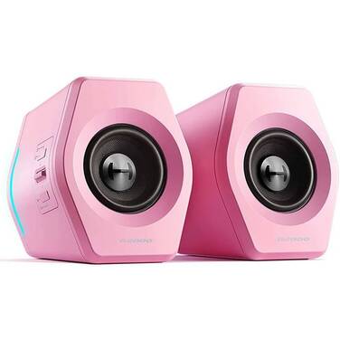 Edifier G2000 2.0 Bluetooth RGB Gaming Speakers Pink