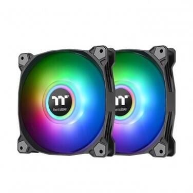 2 x 140mm Thermaltake Duo 14 ARGB Sync Fan with Controller CL-F116-PL14SW-A, *Eligible for eGift Card up to $50
