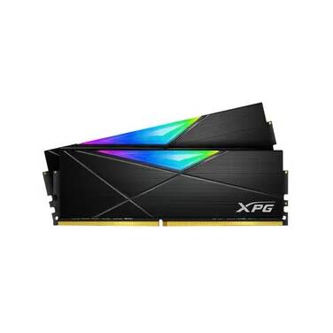 16GB DDR4 (2x8GB) Adata 3200MHz XPG Spectrix D55 RGB RAM Kit Black AX4U32008G16A-DB55