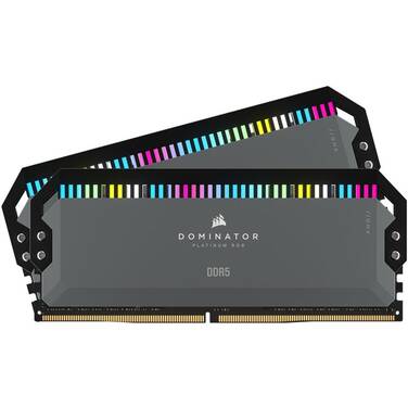 64GB DDR5 (2x32G) Corsair 5600MHz CMT64GX5M2B5600Z40K Dominator Platinum RGB RAM for AMD