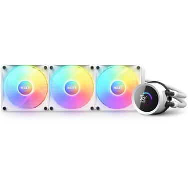 NZXT Kraken 360mm RGB White AIO Liquid CPU Cooler RL-KR360-W1