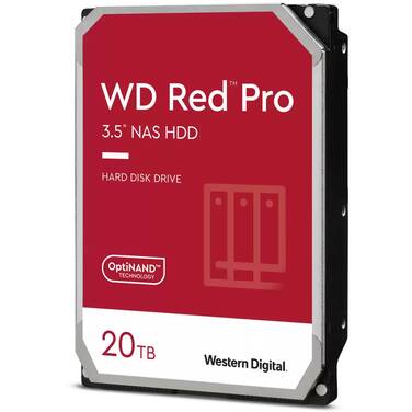 20TB WD 3.5 SATA 6Gb/s Red Pro HDD WD201KFGX