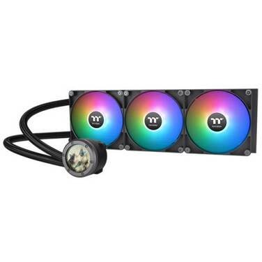 Thermaltake TH420 V2 Ultra ARGB CL-W386-PL14SW-A Customizable 2.1 LCD Display AIO Liquid CPU Cooler