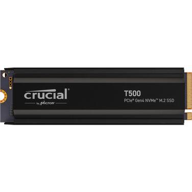2TB Crucial T500 + Heatsink PCIe Gen4 NVMe SSD CT2000T500SSD5