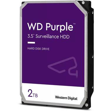2TB WD 3.5 SATA 6Gb/s Purple SV HDD WD23PURZ