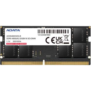 16GB SODIMM DDR5 ADATA 4800MHz RAM for Notebooks AD5S480016G-S