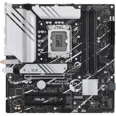ASUS S1700 MicroATX PRIME B760M-A WIFI D4-CSM DDR4 Motherboard - OPEN STOCK - CLEARANCE