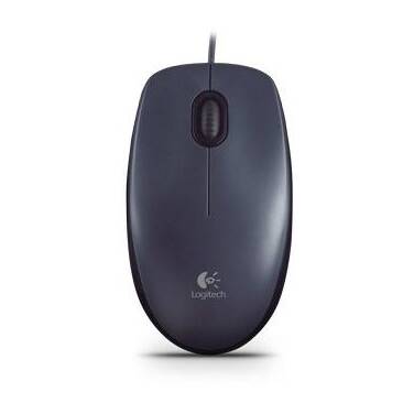 Logitech Wired M90 USB Optical Mouse PN 910-001795