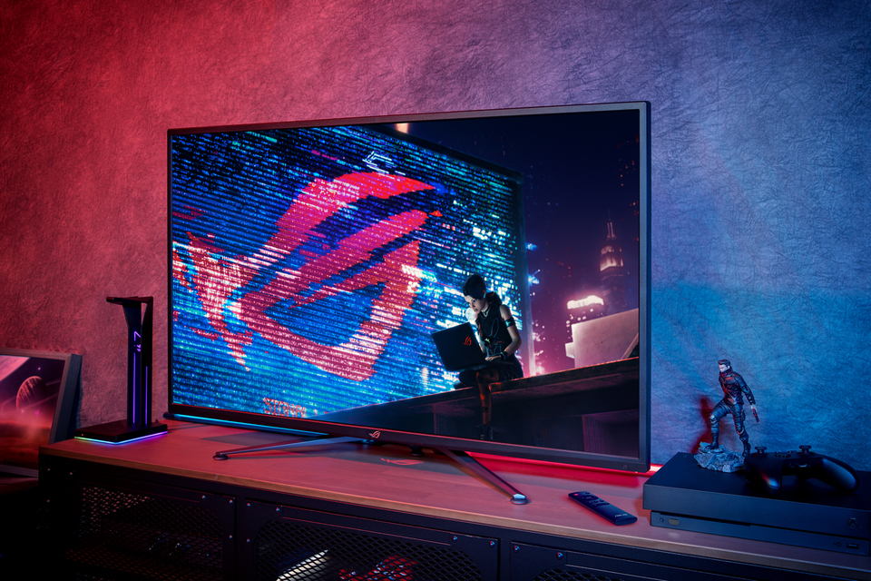 43 asus rog swift pg43uq 4k va gaming monitor