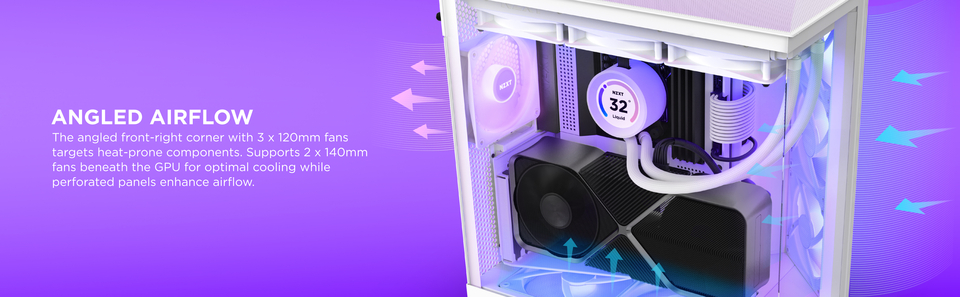 nzxt atx h6 flow rgb edition case black cc-h61fw-r1