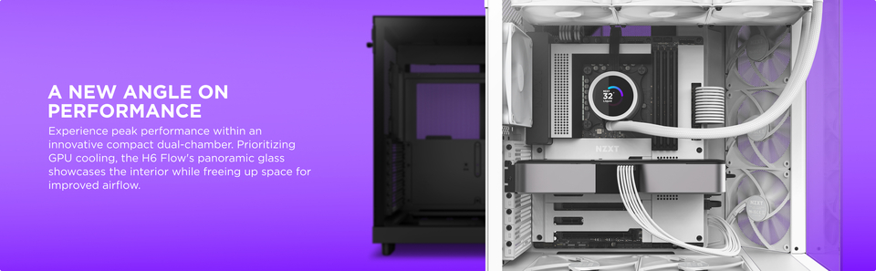 nzxt atx h6 flow edition case white cc-h61fw-01