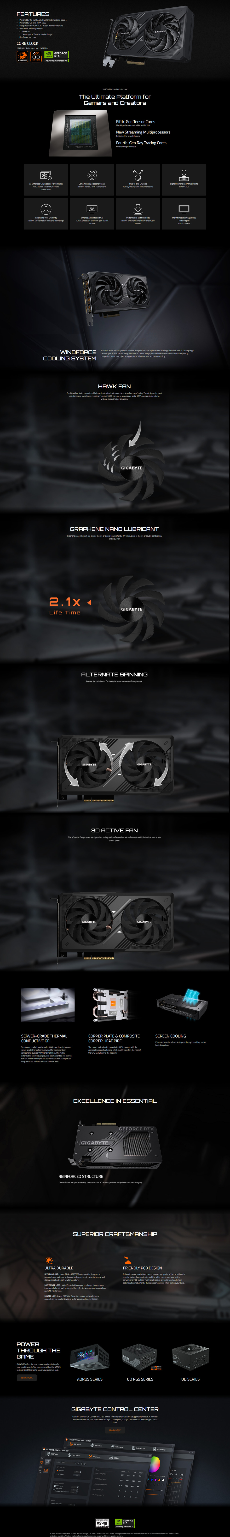 gigabyte geforce rtx 5060 windforce oc 8gb gddr7 graphics card