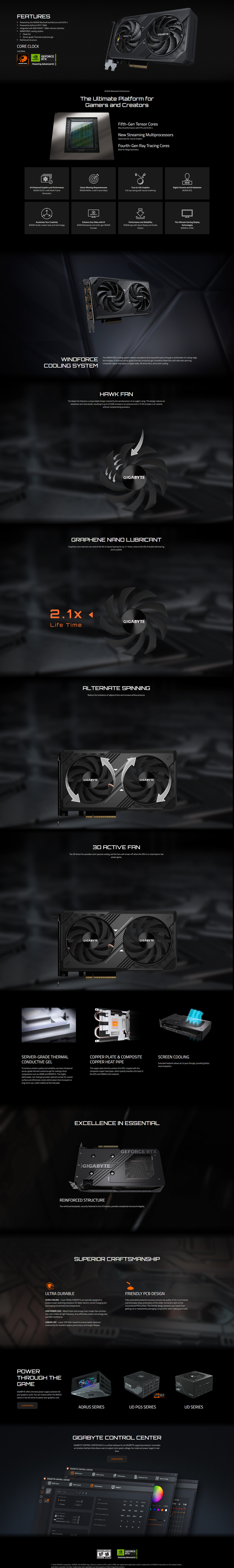 gigabyte geforce rtx 5060 windforce 8gb gddr7 graphics card