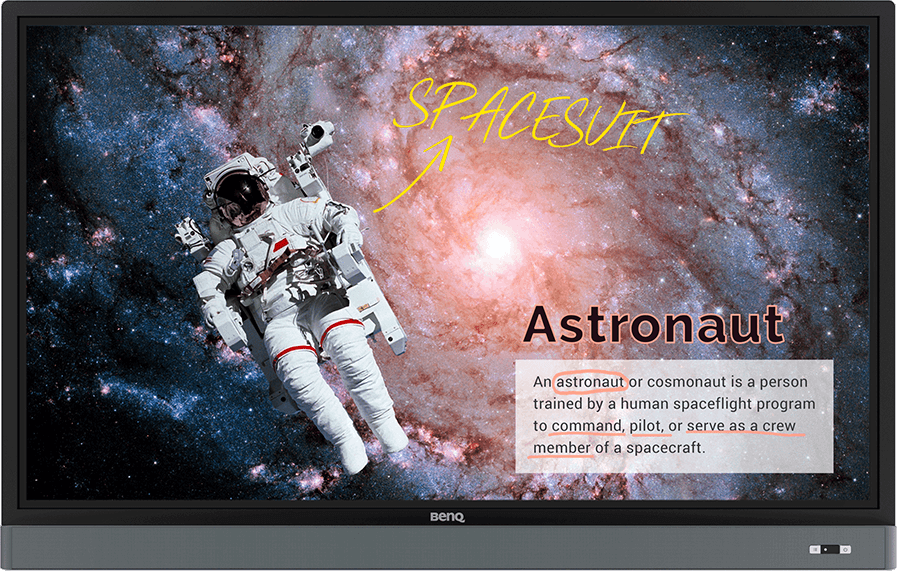 65 benq rm6501k 4k touch interactive flat panel