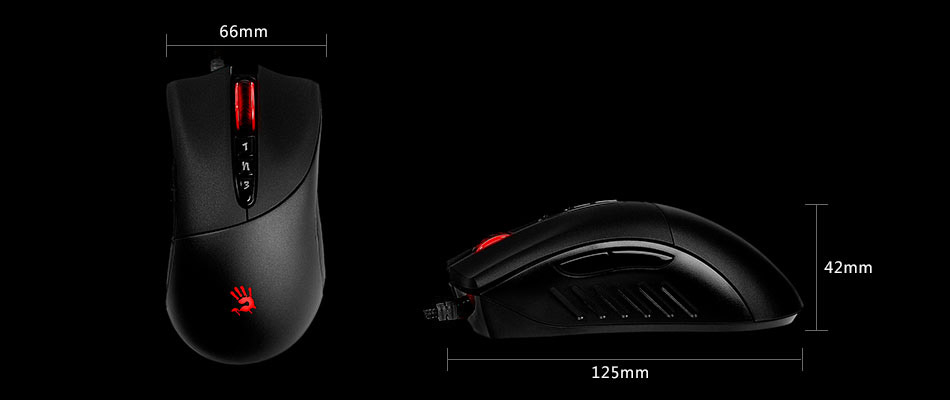 bloody p30 pro wired light strike gaming mouse