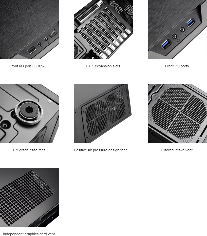 silverstone gd09b-c black 4u rackmount case