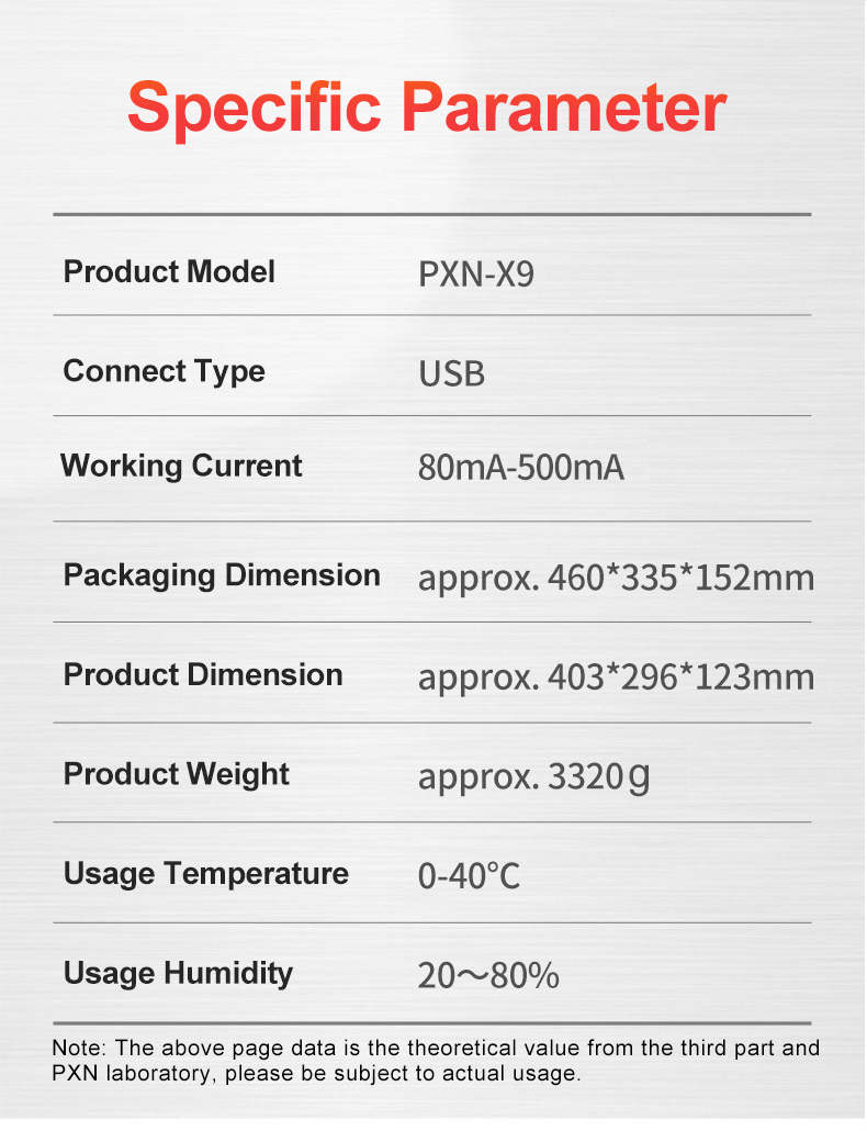 pxn-x9 premium arcade flighting stick with sanwa buttons