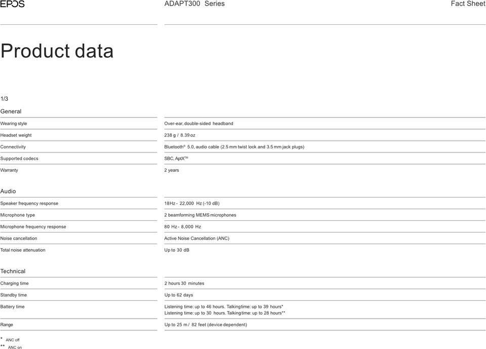 epos adapt 361 bluetooth headset