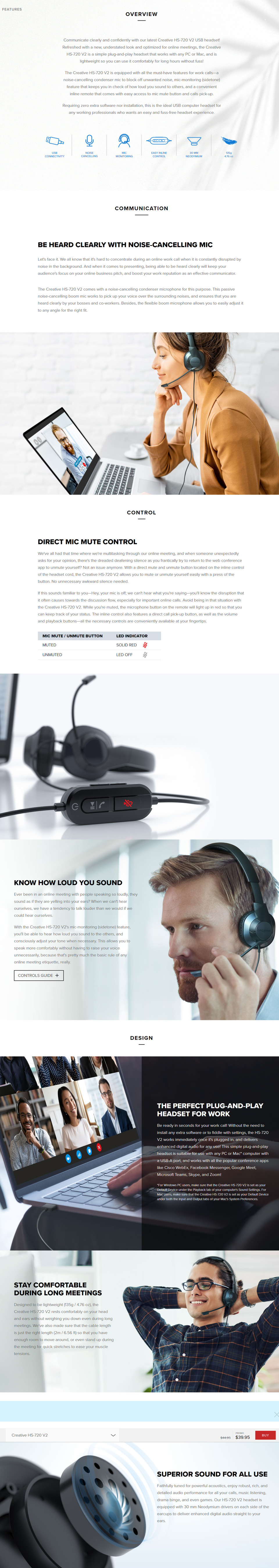 creative chatmax hs-720 v2 usb headset