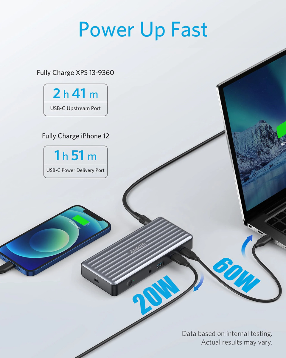 ANKER A8394TA1 PowerExpand 9in1 USBCPD DOCKING STATION CA