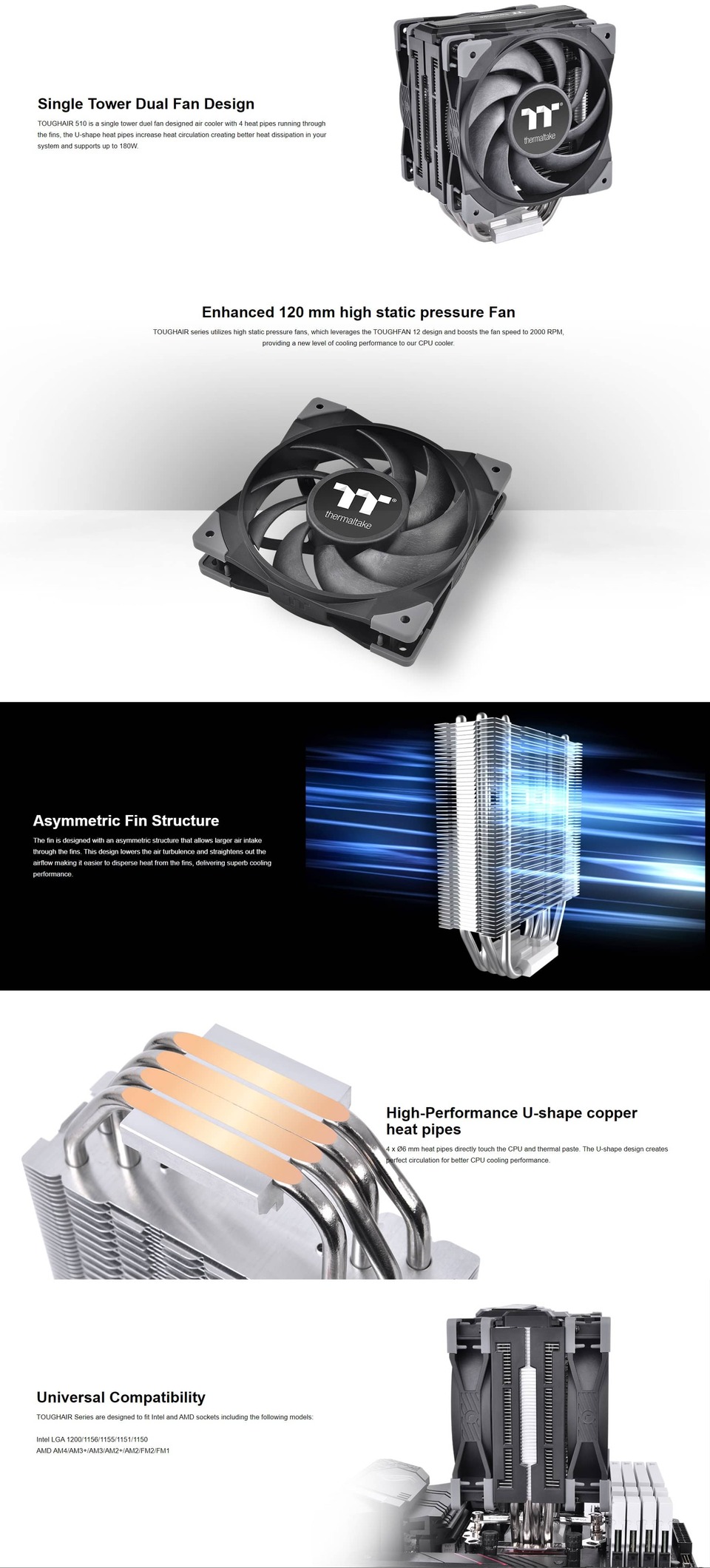 TOUGHAIR 510 CPU Cooler