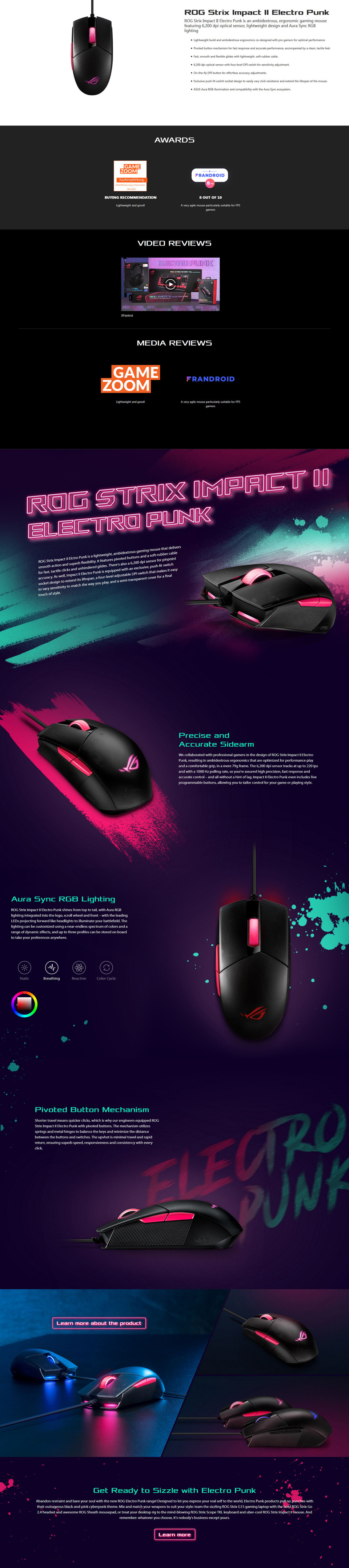 Asus Rog Strix Impact Ii Electro Punk Computer Alliance Asus Rog Strix Impact Ii Electro Punk Computer Alliance