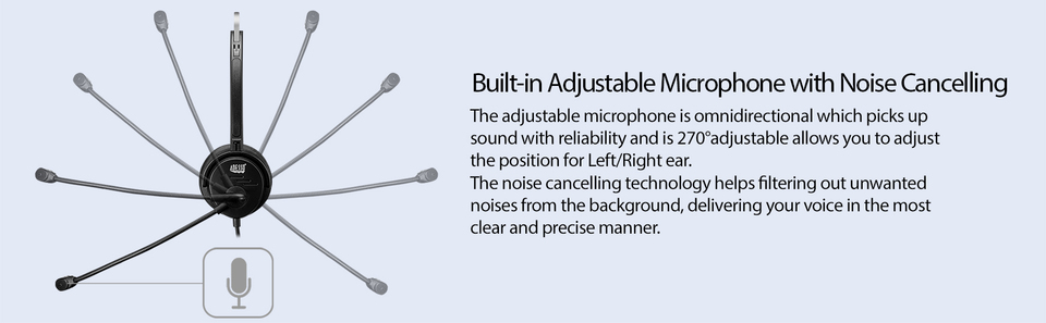 adesso xtream p1 usb headset with noise canceling microphone adp1