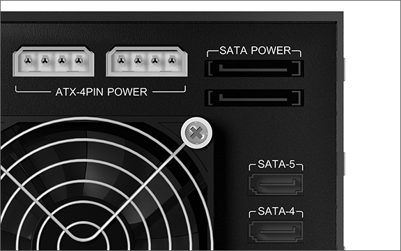 5 bay icy box ib-565ssk satasas hdd backplane in 3x 525 bay