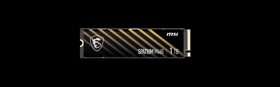 MSI Spatium M460 1TB PCIe 4.0 NVMe M.2 SSD Feature 2