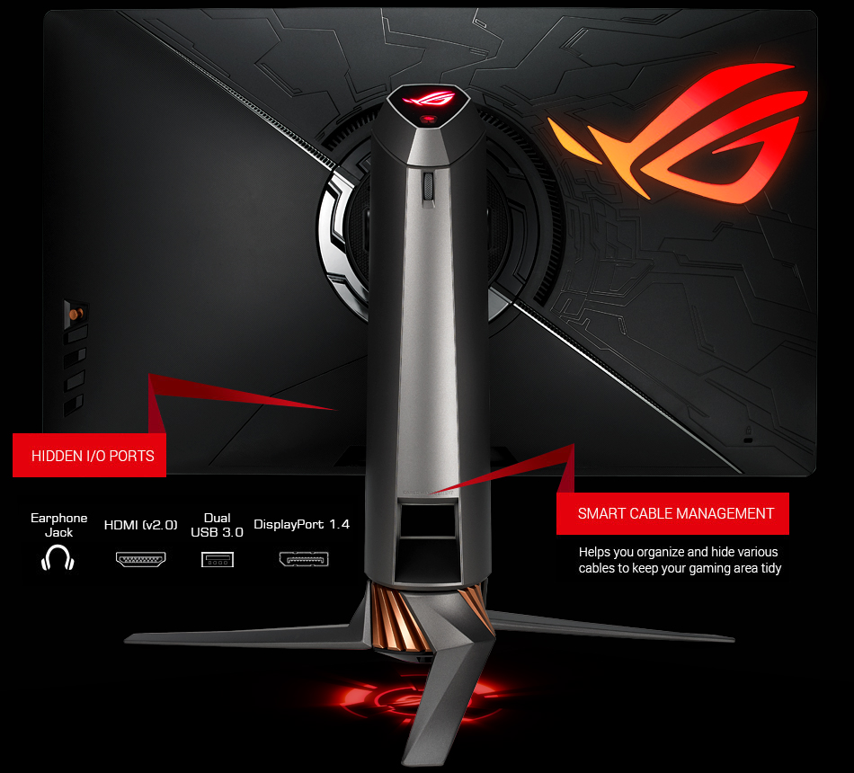27 asus pg27uq 4k ips rog g-sync gaming monitor