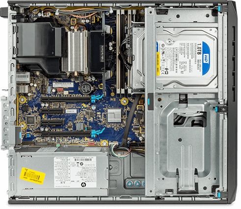 What's inside the HP Z2 Small Form Factor