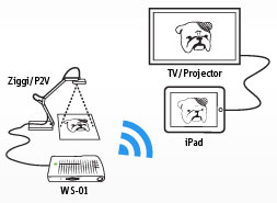 ipevo ws-01 wireless station for usb document camera
