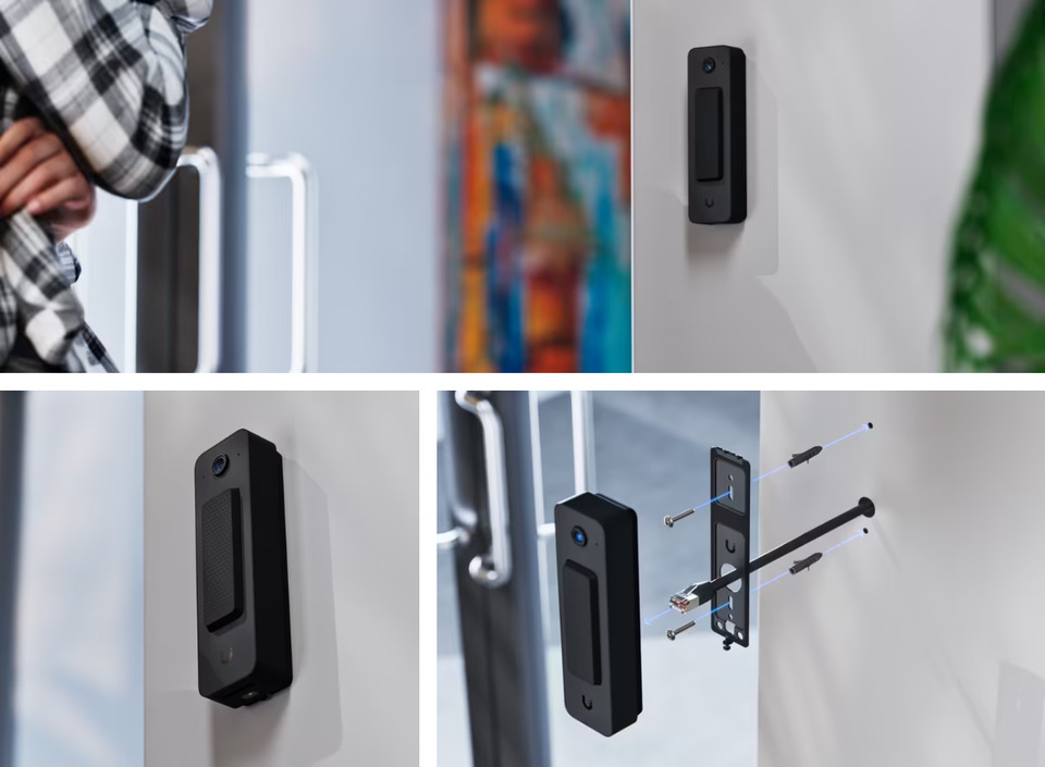 ubiquiti doorbell lite poe video doorbell black