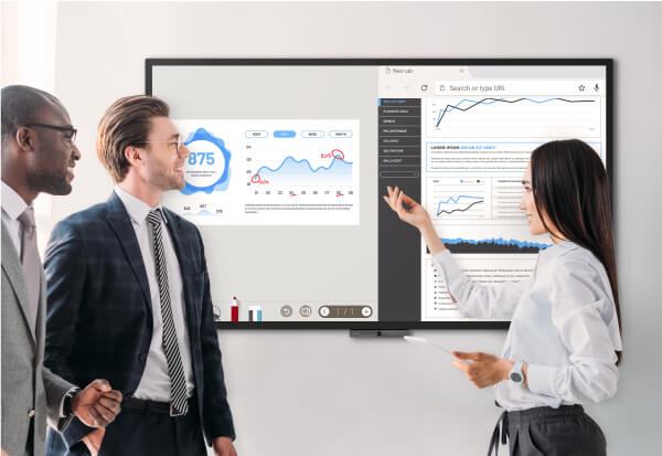 86 benq cp8601k 4k duoboard interactive touchscreen