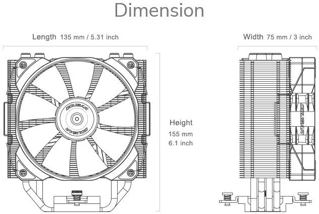 cougar fza50 premium single tower air cooler