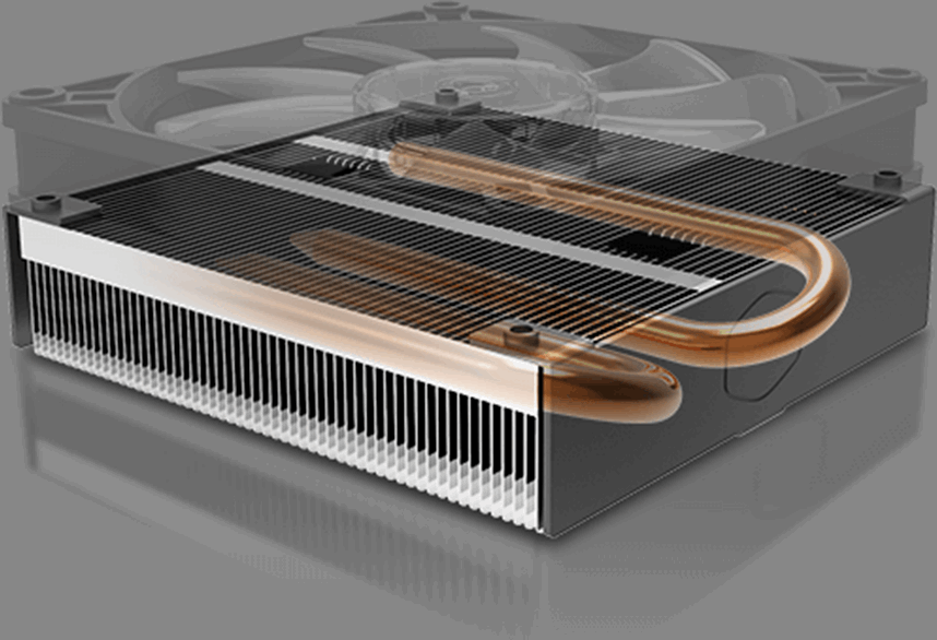 Two C-shaped Heat Pipe Design