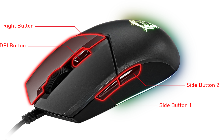 MSI Clutch GM11 Gaming Mouse Computer Alliance